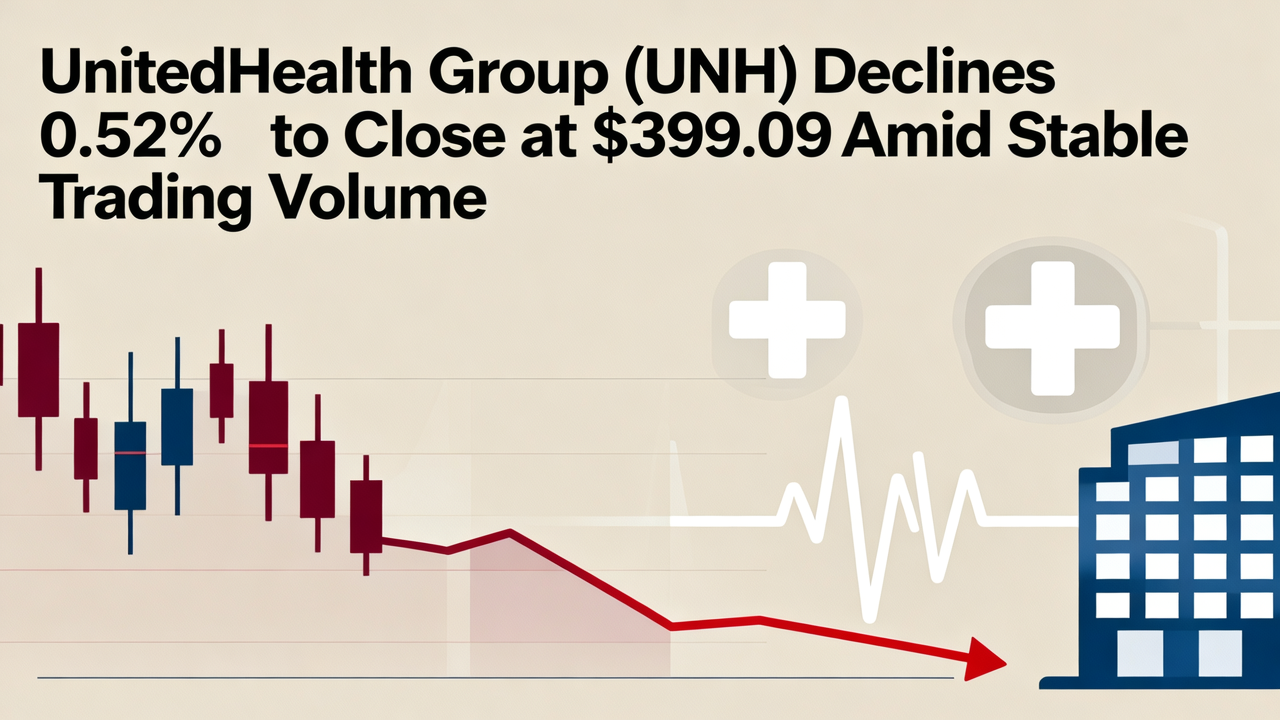 UnitedHealth Group (UNH) Declines 0.52% to Close at $399.09 Amid Stable Trading Volume