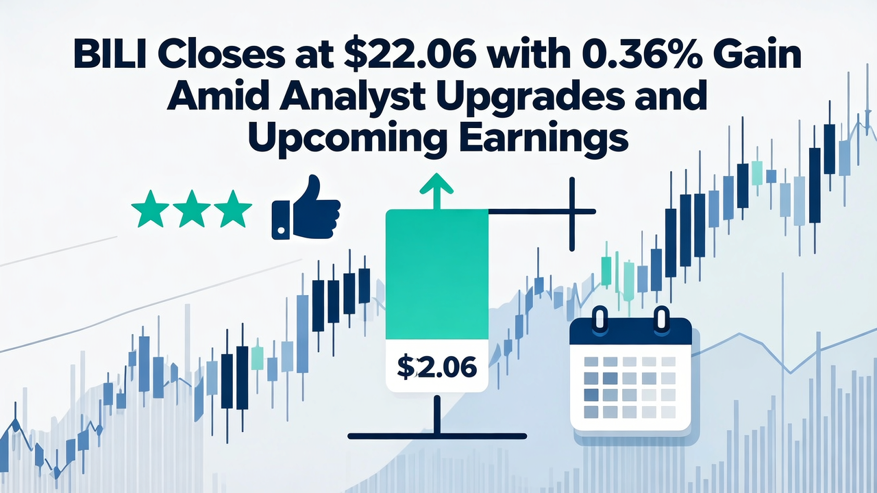 BILI Closes at $22.06 with 0.36% Gain Amid Analyst Upgrades and Upcoming Earnings