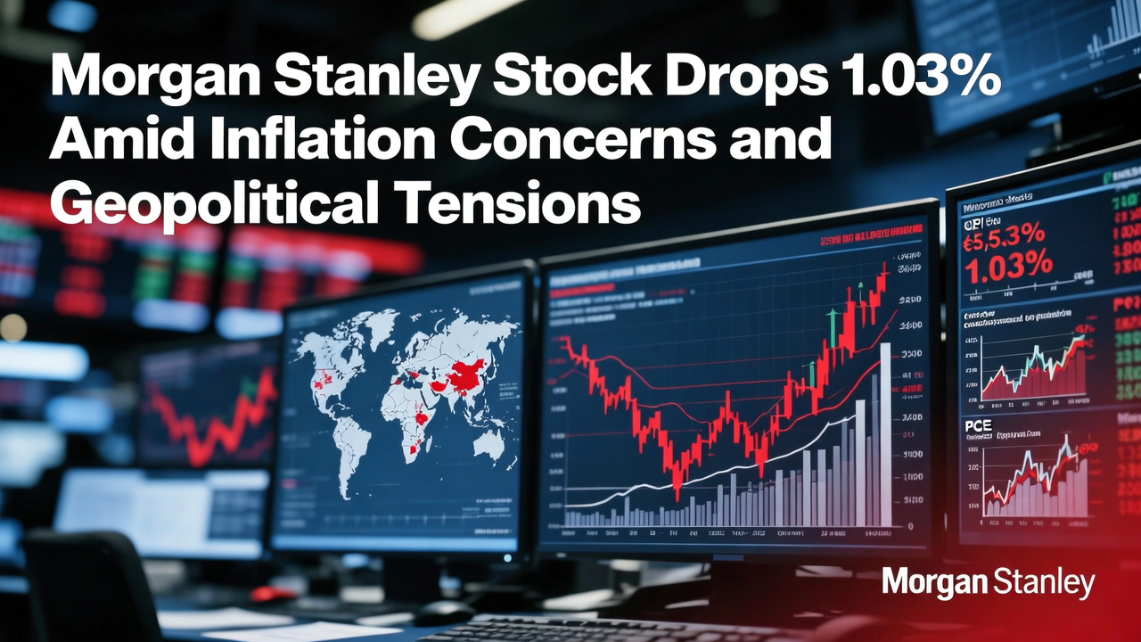 Morgan Stanley Stock Drops 1.03% Amid Inflation Concerns and Geopolitical Tensions