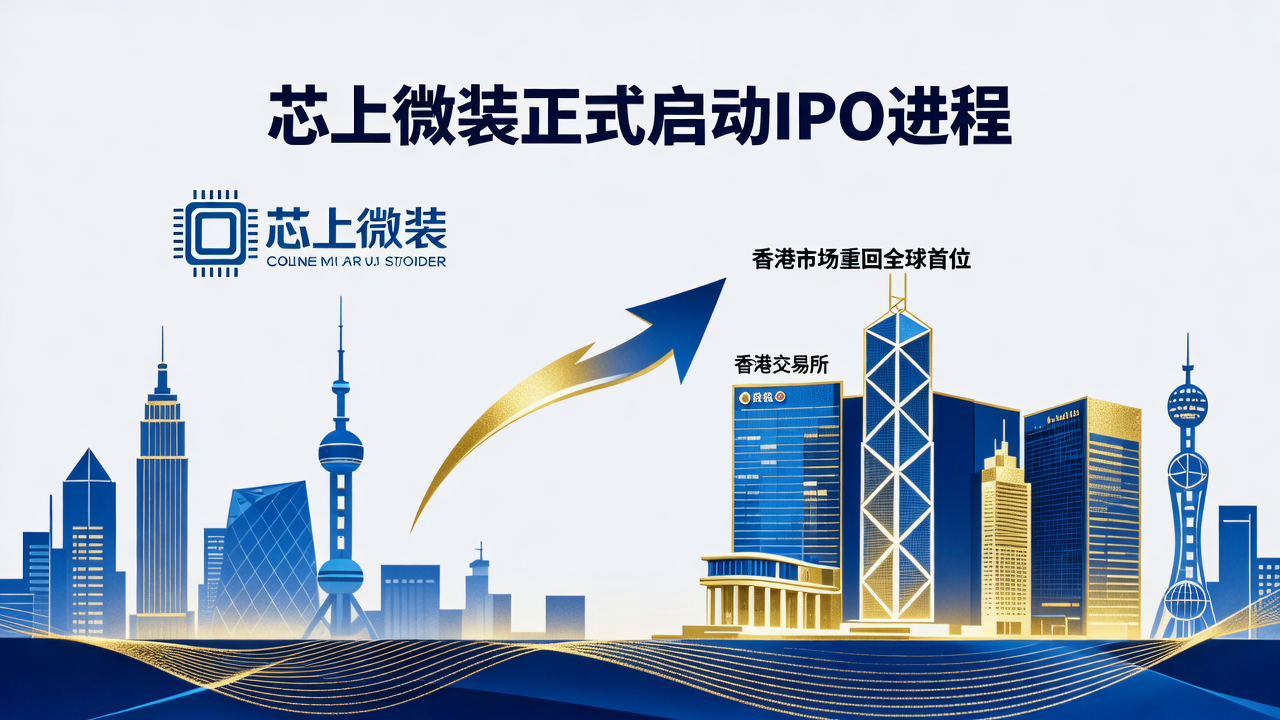 芯上微装正式启动IPO进程，香港市场重回全球首位