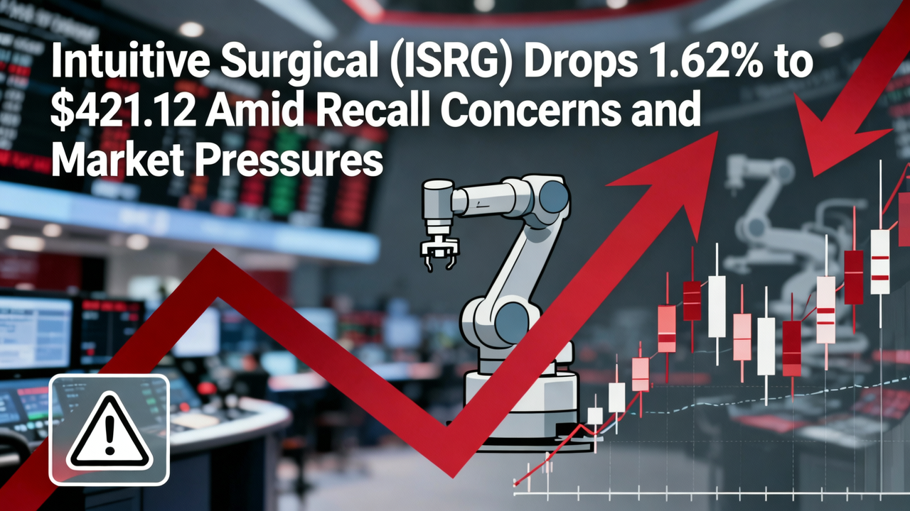 Intuitive Surgical (ISRG) Drops 1.62% to $421.12 Amid Recall Concerns and Market Pressures