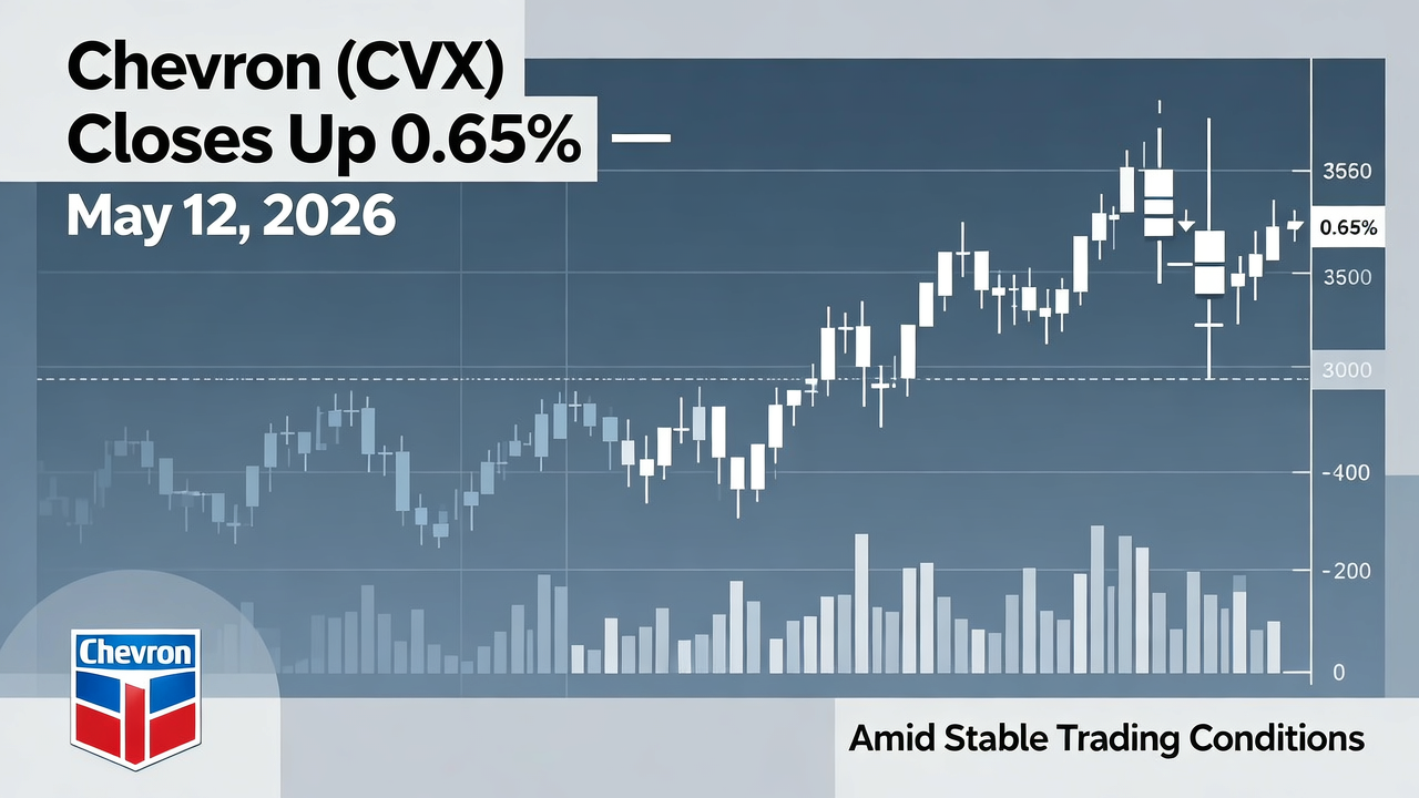Chevron (CVX) Closes Up 0.65% on May 12, 2026, Amid Stable Trading Conditions
