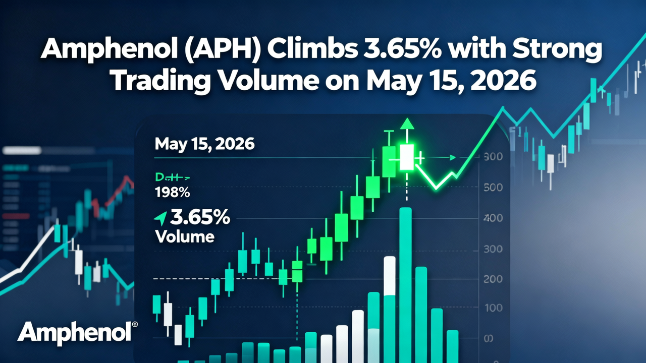 Amphenol (APH) Climbs 3.65% with Strong Trading Volume on May 15, 2026