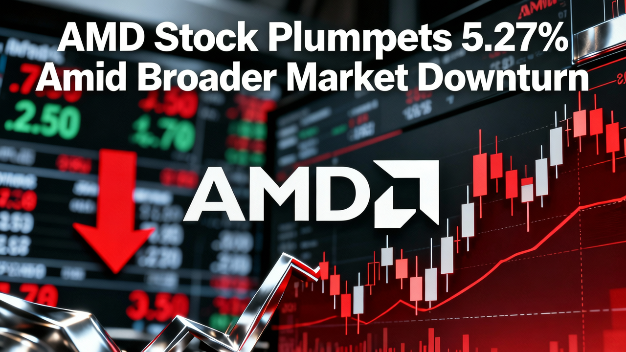 AMD Stock Plummets 5.27% Amid Broader Market Downturn