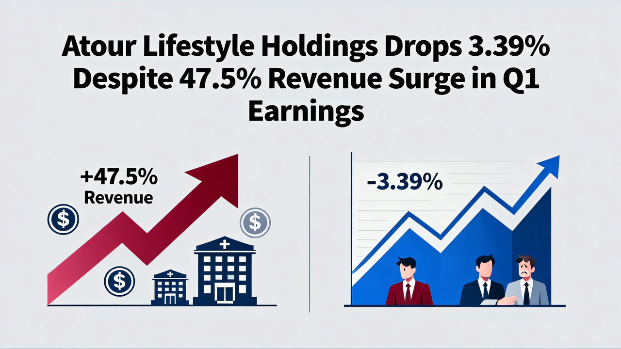Atour Lifestyle Holdings Drops 3.39% Despite 47.5% Revenue Surge in Q1 Earnings