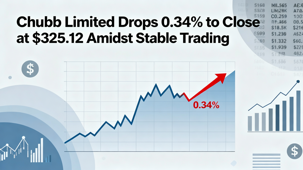 Chubb Limited Drops 0.34% to Close at $325.12 Amidst Stable Trading