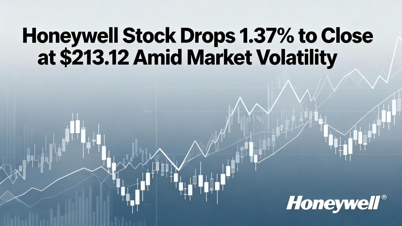 Honeywell Stock Drops 1.37% to Close at $213.12 Amid Market Volatility