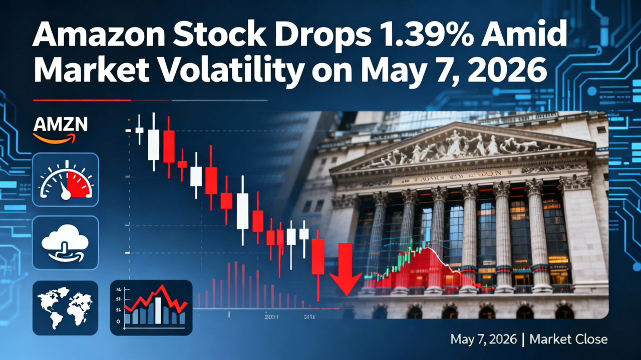 Amazon Stock Drops 1.39% Amid Market Volatility on May 7, 2026