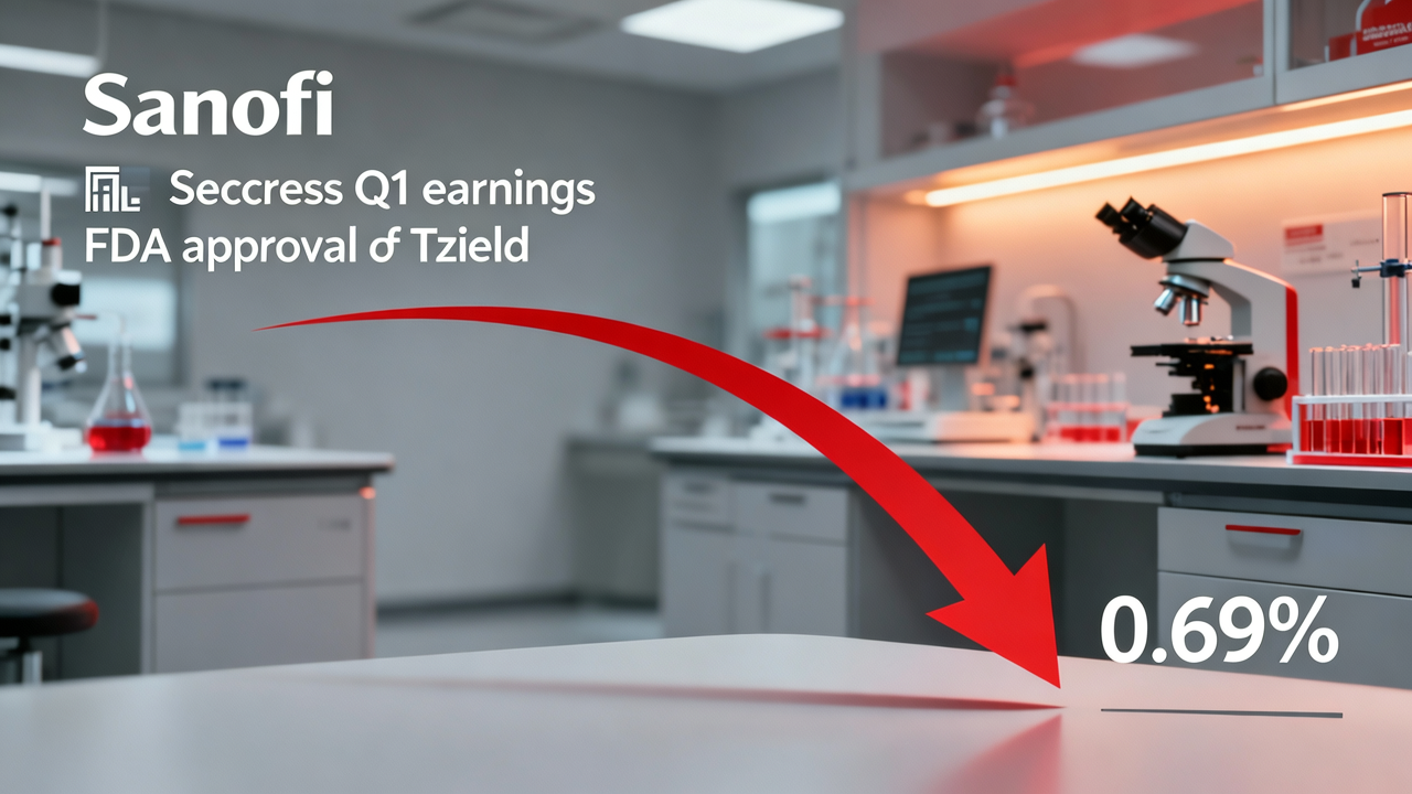 Sanofi Stock Dips 0.69% Despite Strong Q1 Earnings and FDA Approval of Tzield