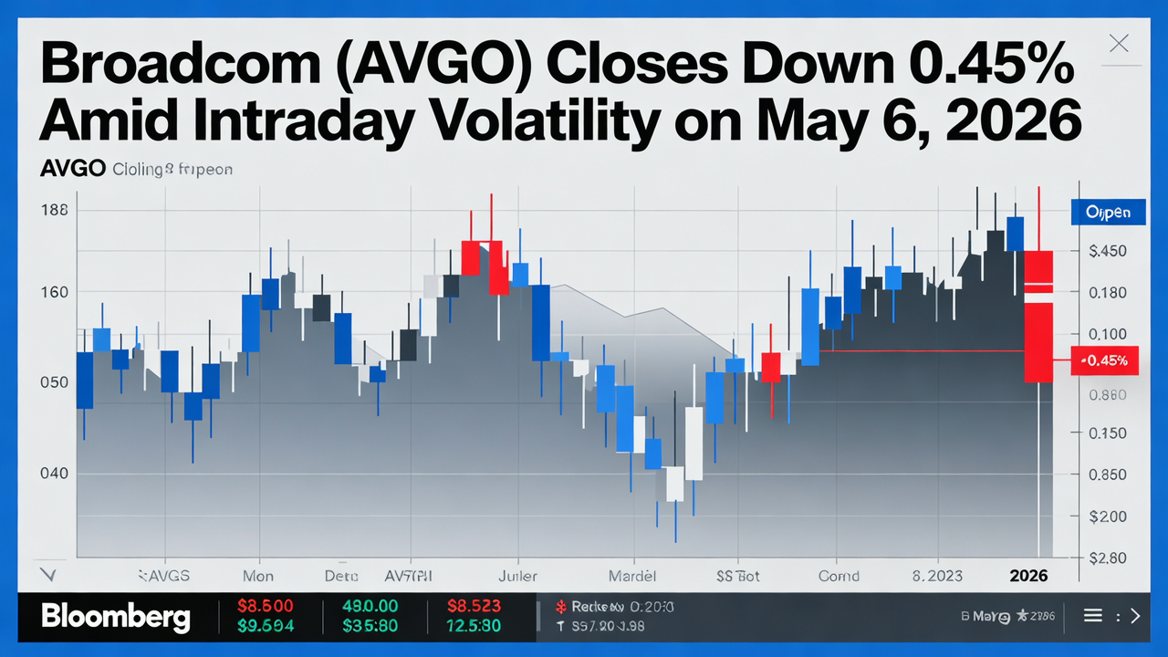 Broadcom (AVGO) Closes Down 0.45% Amid Intraday Volatility on May 6, 2026