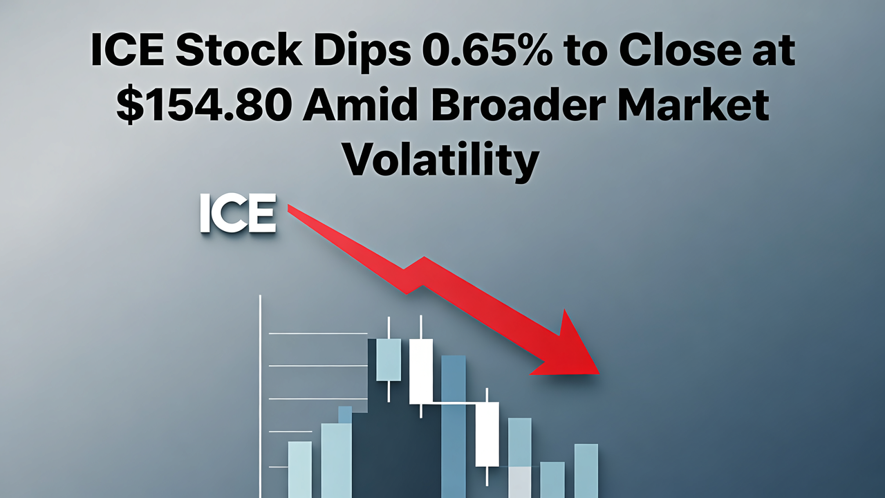ICE Stock Dips 0.65% to Close at $154.80 Amid Broader Market Volatility
