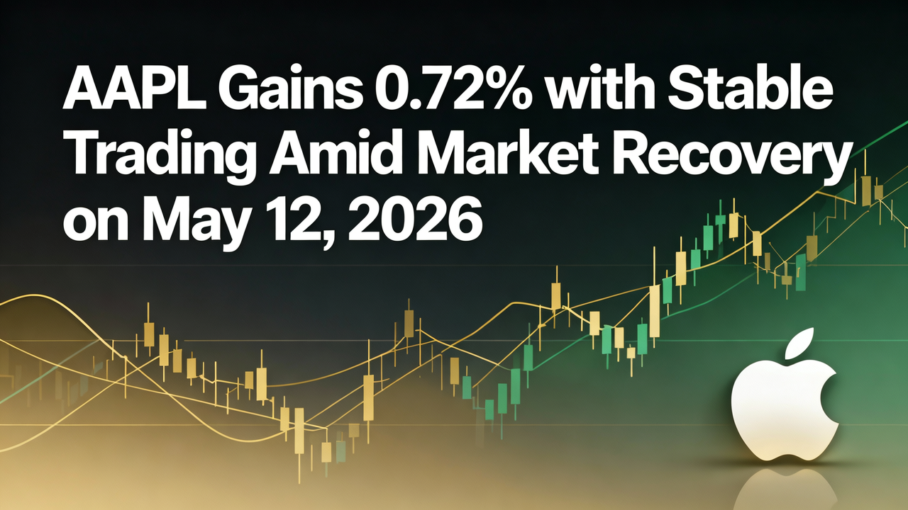 AAPL Gains 0.72% with Stable Trading Amid Market Recovery on May 12, 2026