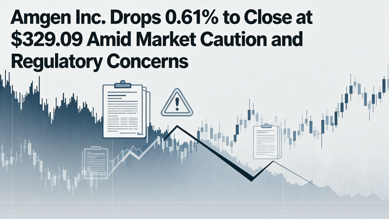 Amgen Inc. Drops 0.61% to Close at $329.09 Amid Market Caution and Regulatory Concerns