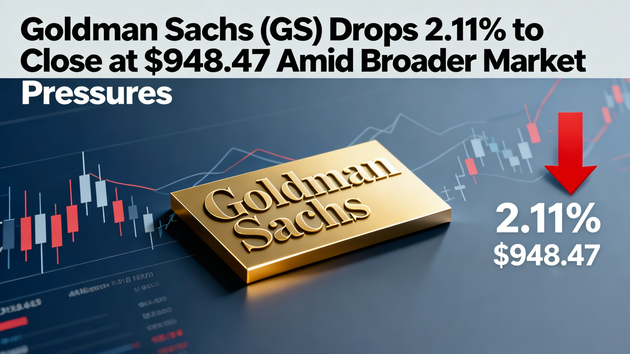 Goldman Sachs (GS) Drops 2.11% to Close at $948.47 Amid Broader Market Pressures