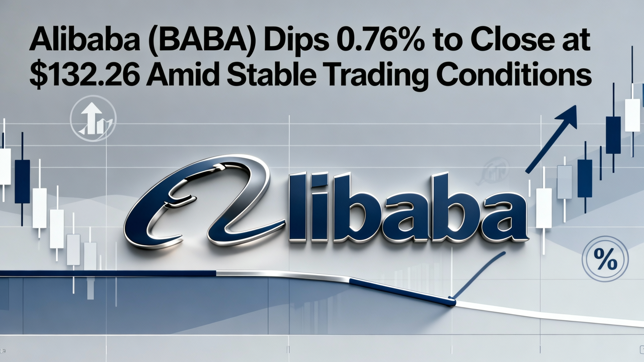 Alibaba (BABA) Dips 0.76% to Close at $132.26 Amid Stable Trading Conditions