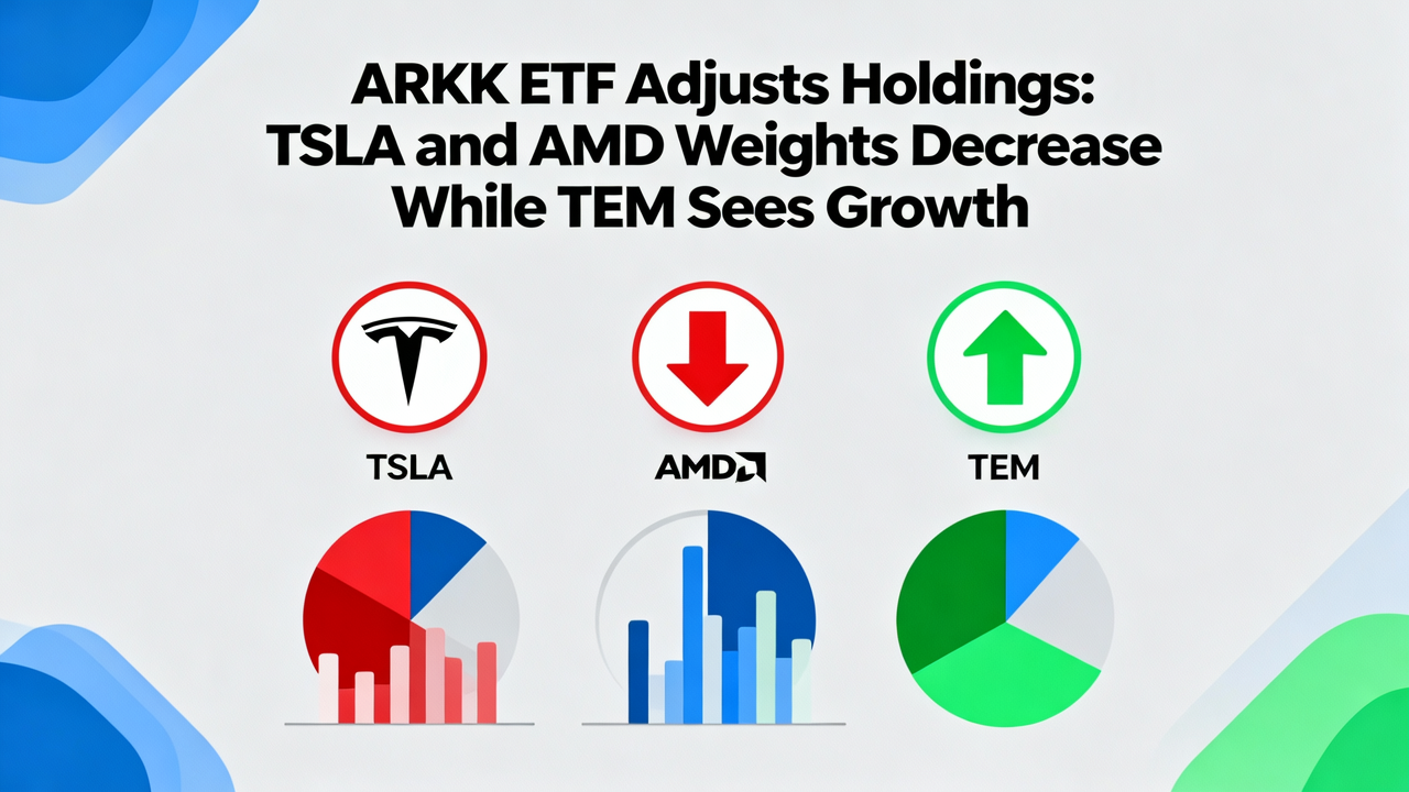 ARKK ETF Adjusts Holdings: TSLA and AMD Weights Decrease While TEM Sees Growth