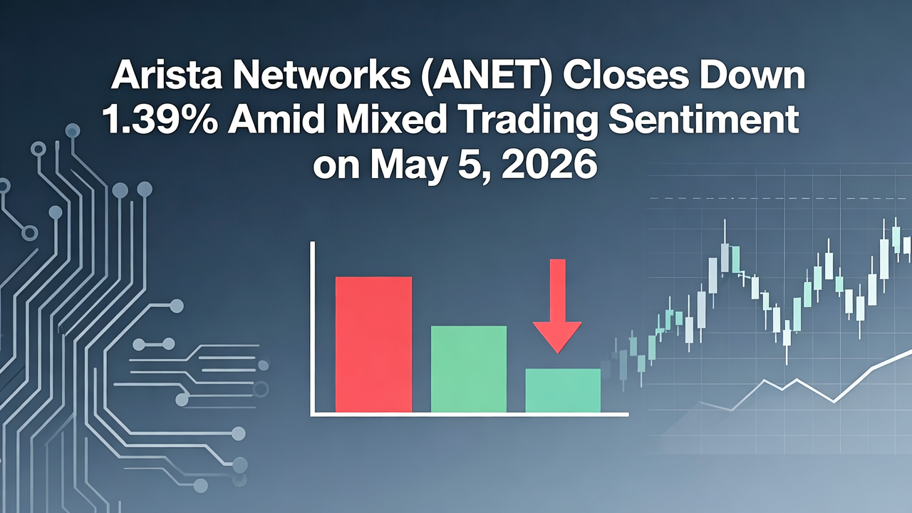 Arista Networks (ANET) Closes Down 1.39% Amid Mixed Trading Sentiment on May 5, 2026