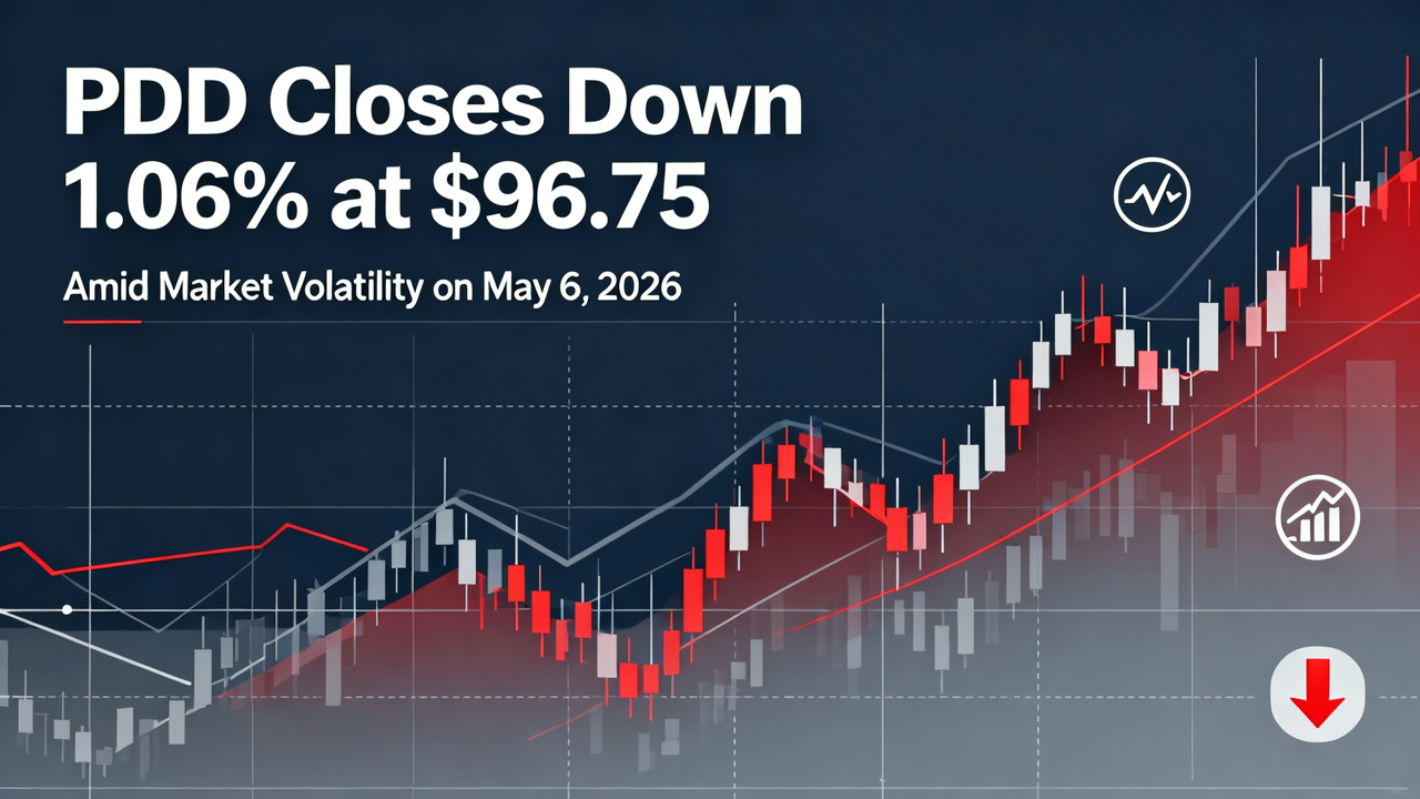 PDD Closes Down 1.06% at $96.75 Amid Market Volatility on May 6, 2026