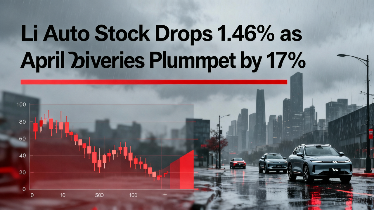 Li Auto Stock Drops 1.46% as April Deliveries Plummet by 17%