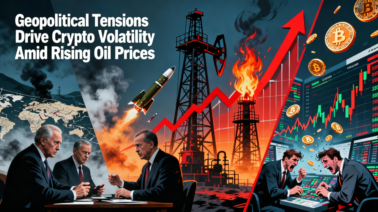 Geopolitical Tensions Drive Crypto Volatility Amid Rising Oil Prices