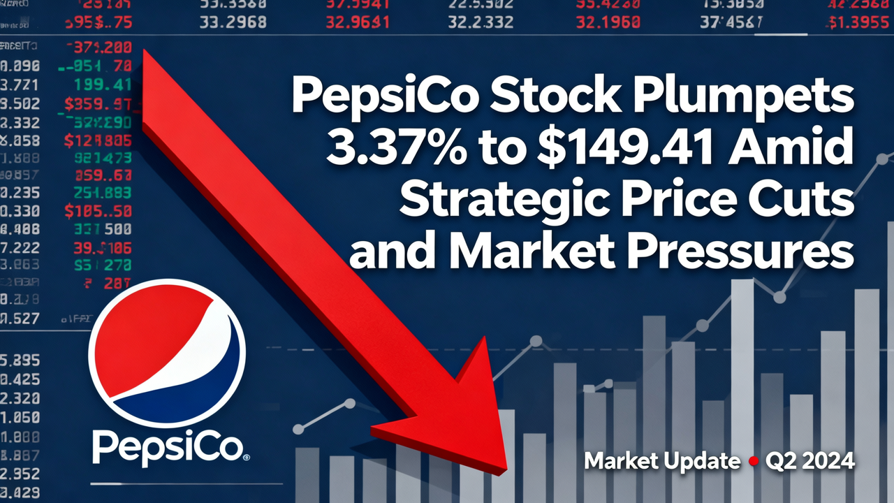 PepsiCo Stock Plummets 3.37% to $149.41 Amid Strategic Price Cuts and Market Pressures