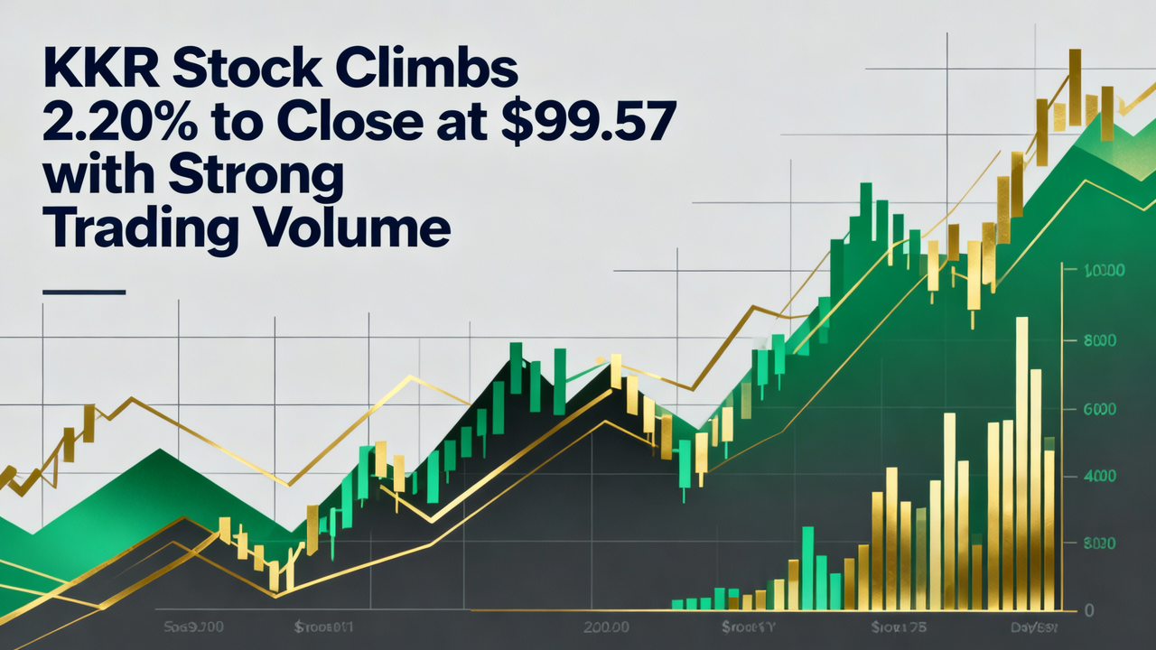 KKR Stock Climbs 2.20% to Close at $99.57 with Strong Trading Volume