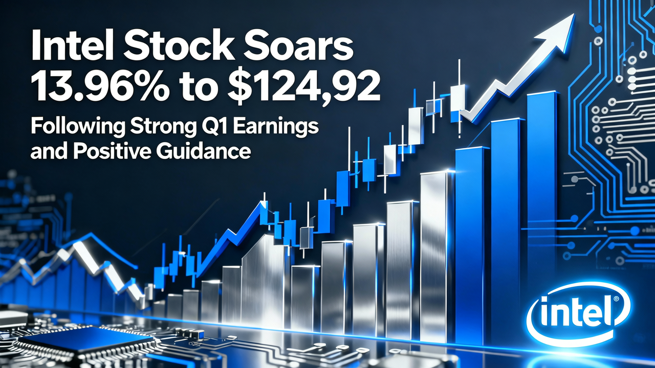 Intel Stock Soars 13.96% to $124.92 Following Strong Q1 Earnings and Positive Guidance