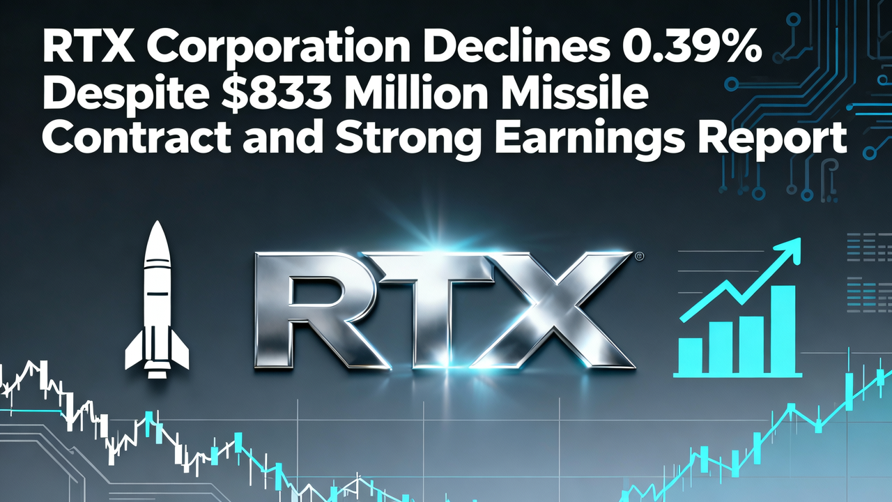 RTX Corporation Declines 0.39% Despite $833 Million Missile Contract and Strong Earnings Report