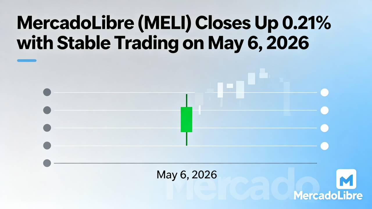 MercadoLibre (MELI) Closes Up 0.21% with Stable Trading on May 6, 2026