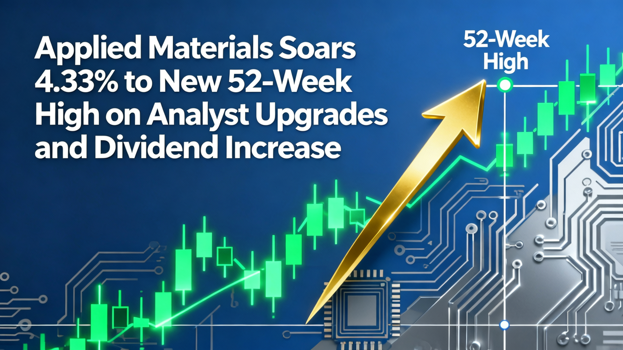 Applied Materials Soars 4.33% to New 52-Week High on Analyst Upgrades and Dividend Increase