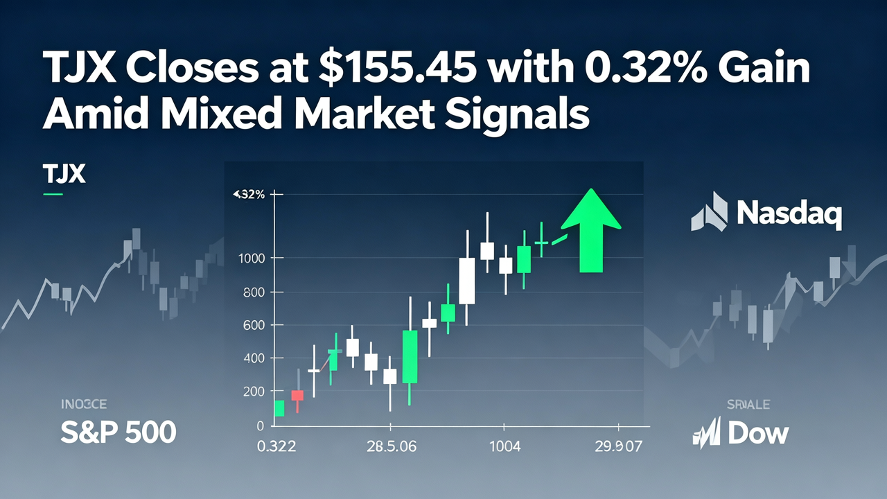 TJX Closes at $155.45 with 0.32% Gain Amid Mixed Market Signals