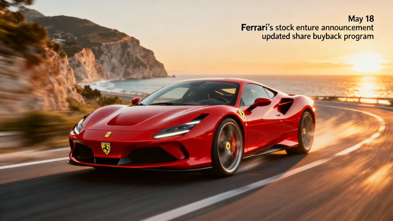 Ferrari Stock Rises 1.11% on May 18 Amid Share Buyback Program Update
