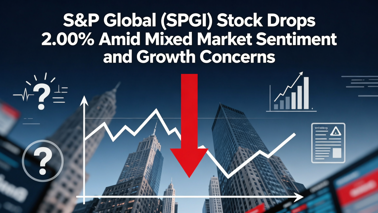 S&P Global (SPGI) Stock Drops 2.00% Amid Mixed Market Sentiment and Growth Concerns
