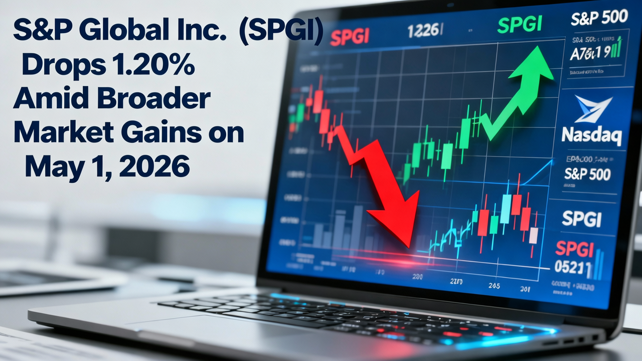 S&P Global Inc. (SPGI) Drops 1.20% Amid Broader Market Gains on May 1, 2026