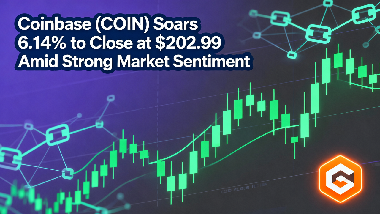 Coinbase (COIN) Soars 6.14% to Close at $202.99 Amid Strong Market Sentiment