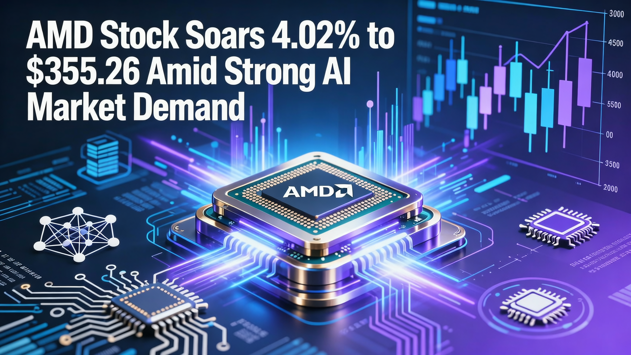 AMD Stock Soars 4.02% to $355.26 Amid Strong AI Market Demand