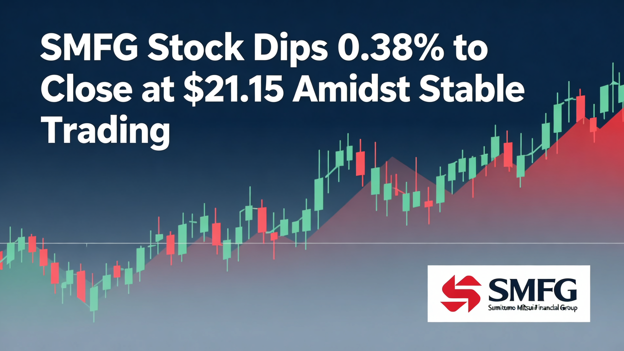 SMFG Stock Dips 0.38% to Close at $21.15 Amidst Stable Trading