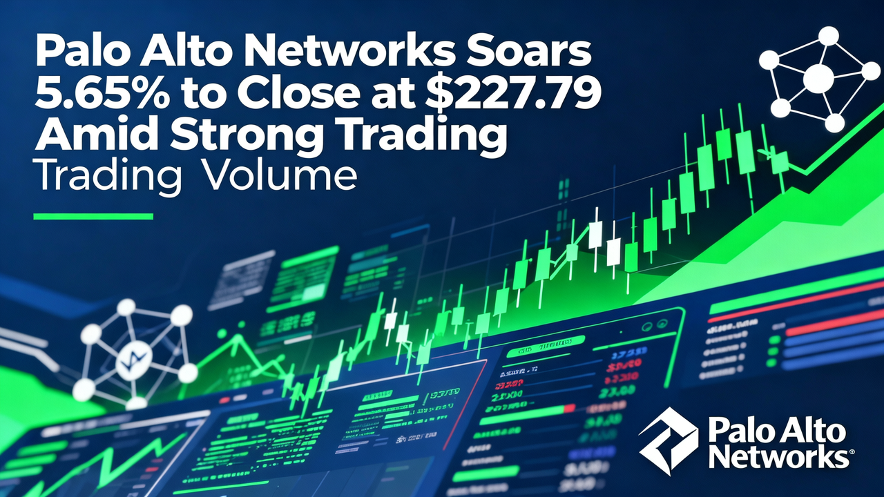 Palo Alto Networks Soars 5.65% to Close at $227.79 Amid Strong Trading Volume
