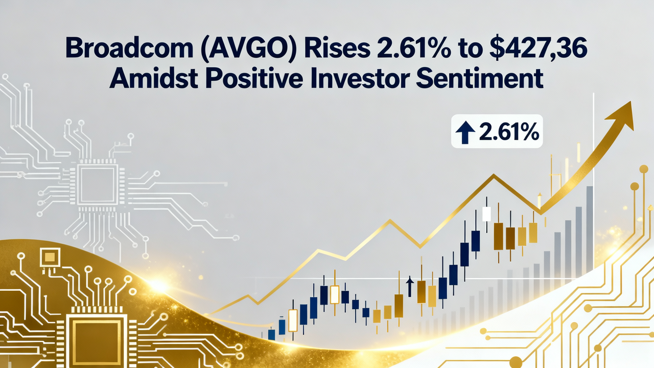 Broadcom (AVGO) Rises 2.61% to $427.36 Amidst Positive Investor Sentiment