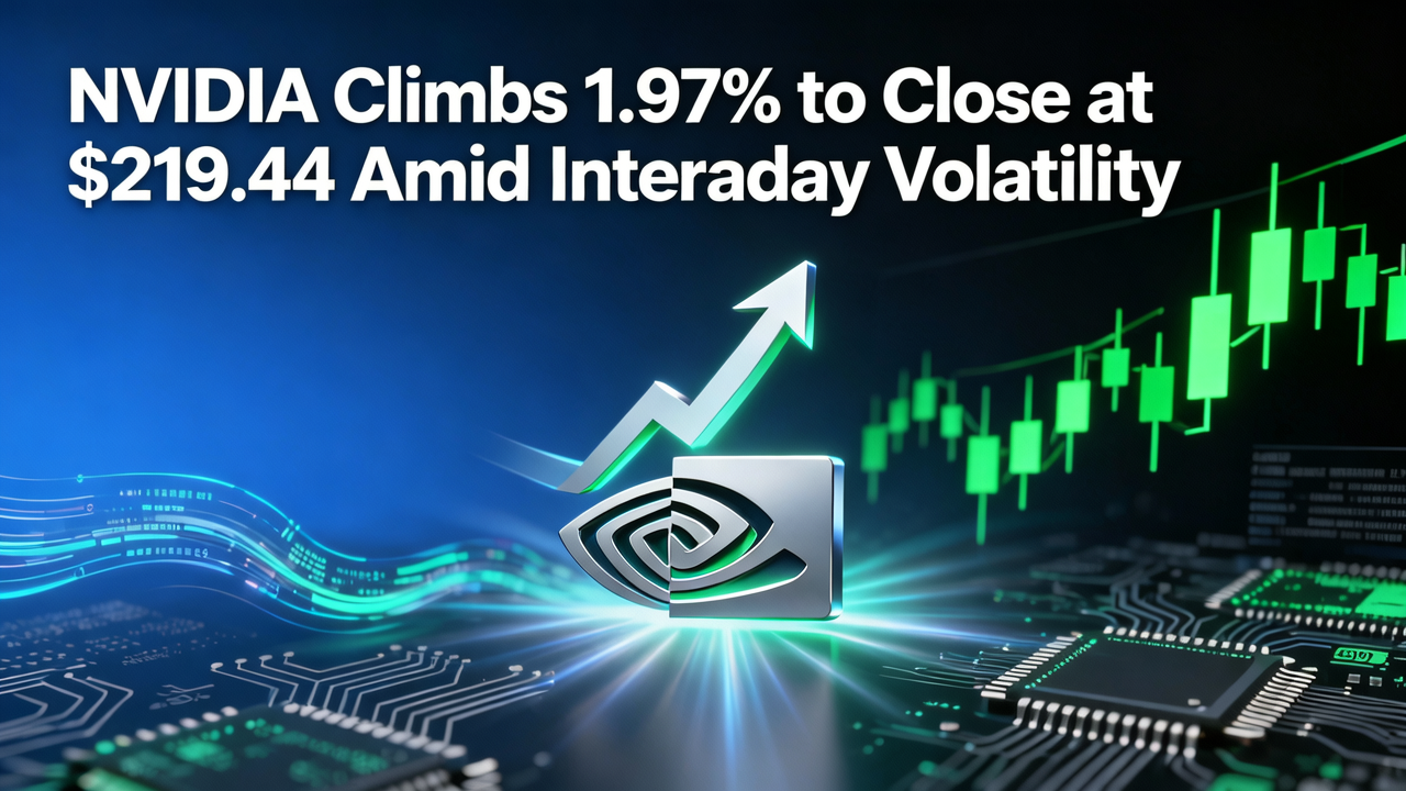 NVIDIA Climbs 1.97% to Close at $219.44 Amid Intraday Volatility