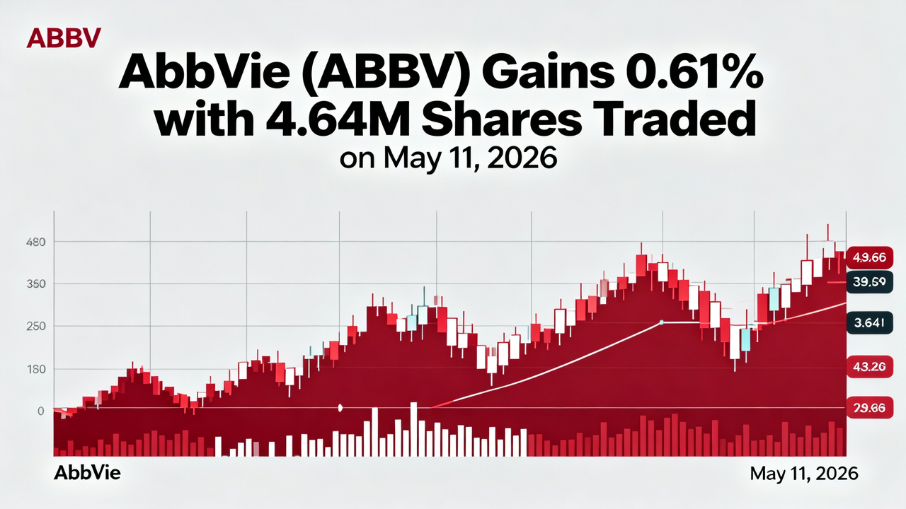 AbbVie (ABBV) Gains 0.61% with 4.64M Shares Traded on May 11, 2026