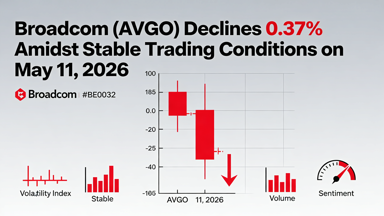 Broadcom (AVGO) Declines 0.37% Amidst Stable Trading Conditions on May 11, 2026