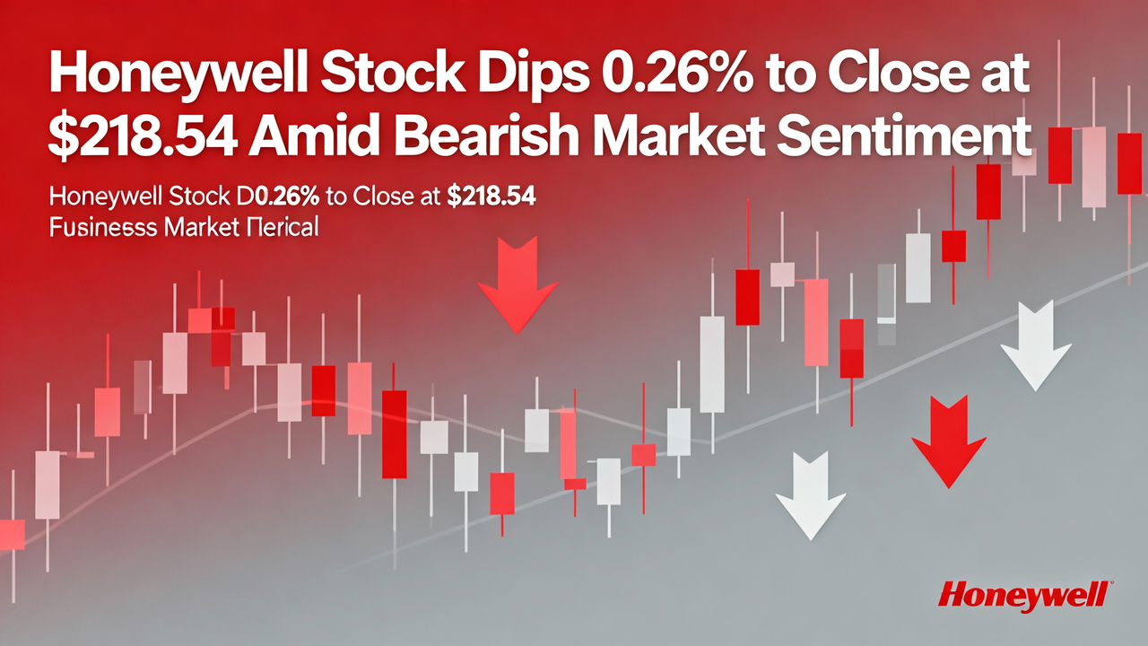 Honeywell Stock Dips 0.26% to Close at $218.54 Amid Bearish Market Sentiment