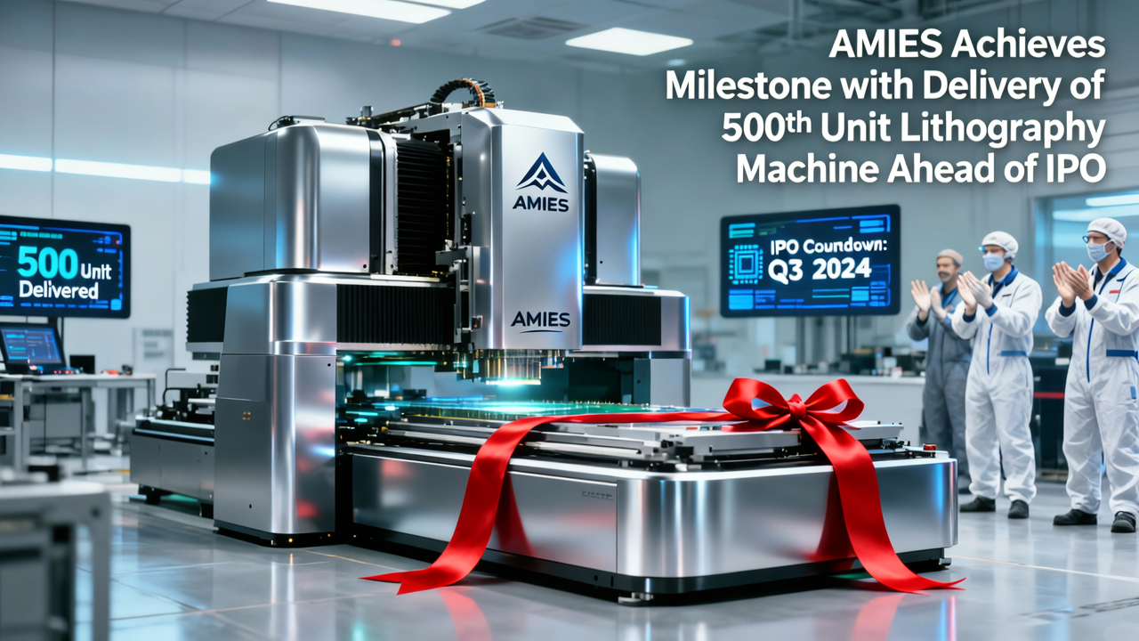 AMIES Achieves Milestone with Delivery of 500th Lithography Machine Ahead of IPO