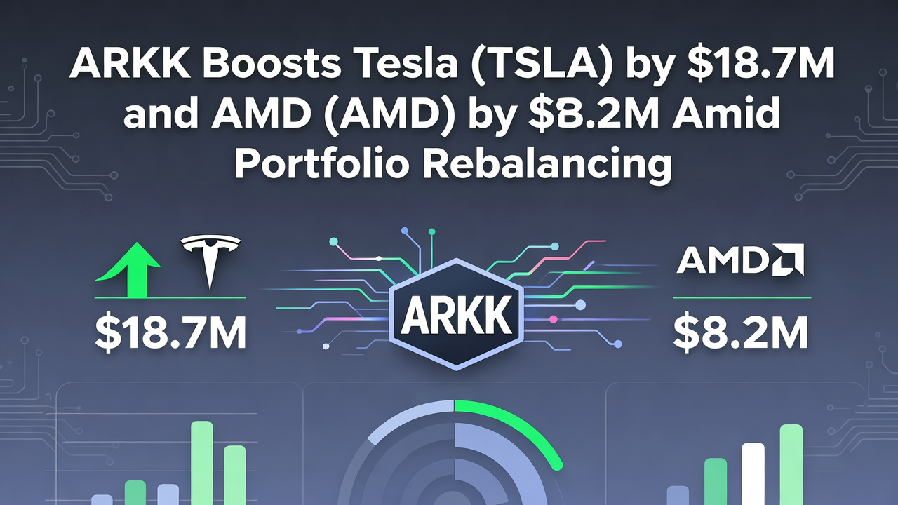 ARKK Boosts Tesla (TSLA) by $18.7M and AMD (AMD) by $8.2M Amid Portfolio Rebalancing