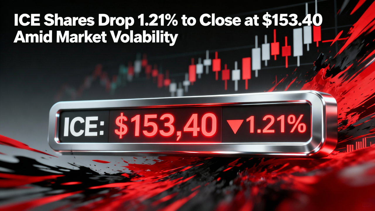 ICE Shares Drop 1.21% to Close at $153.40 Amid Market Volatility
