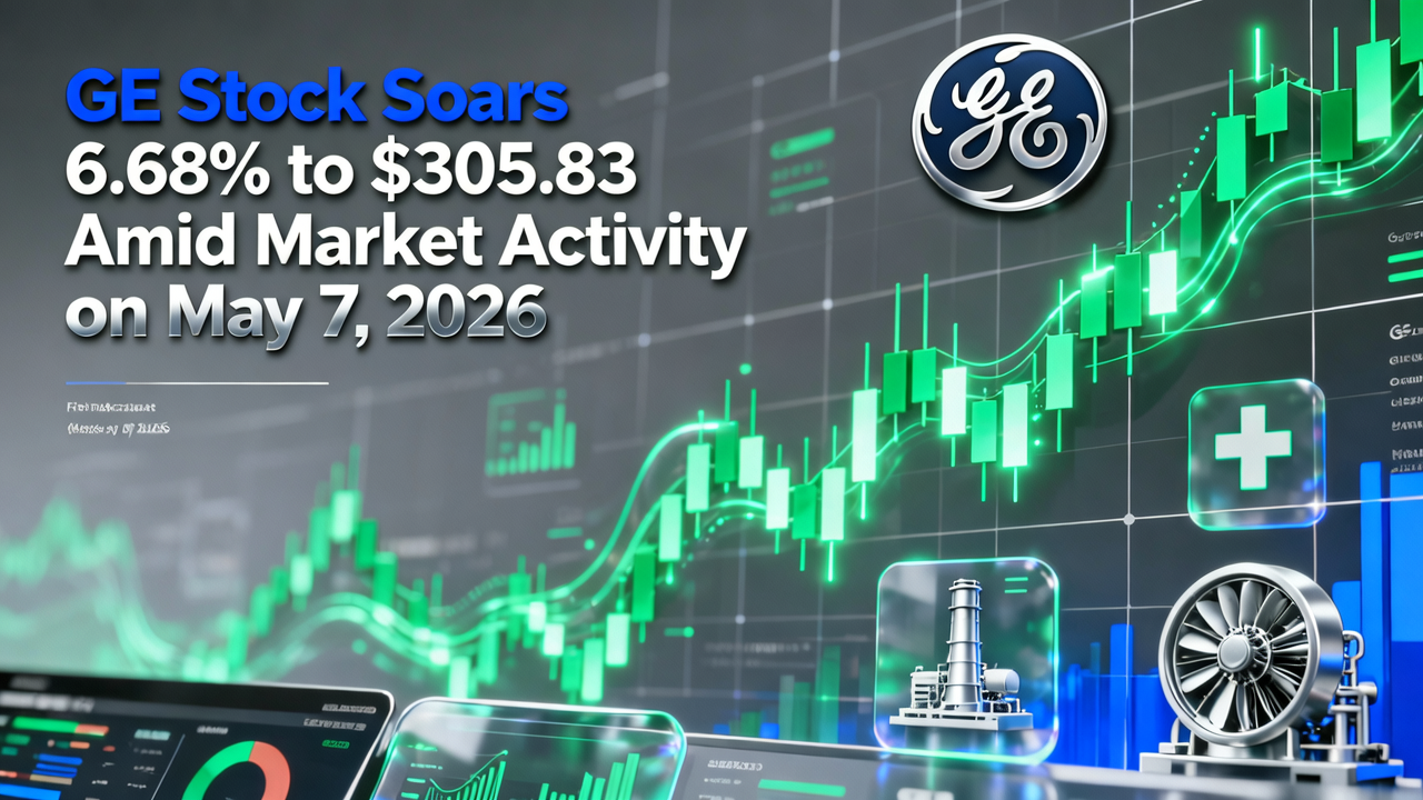 GE Stock Soars 6.68% to $305.83 Amid Market Activity on May 7, 2026