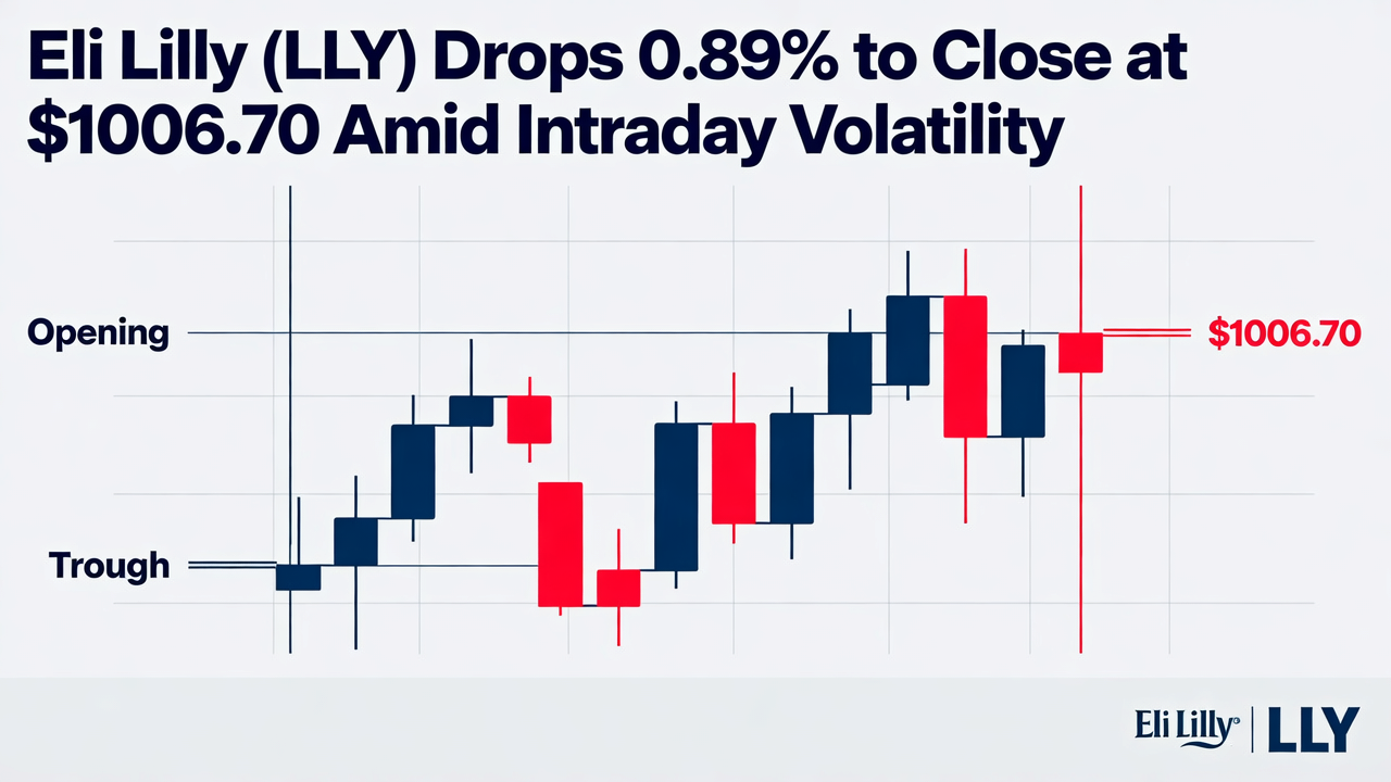 Eli Lilly (LLY) Drops 0.89% to Close at $1006.70 Amid Intraday Volatility