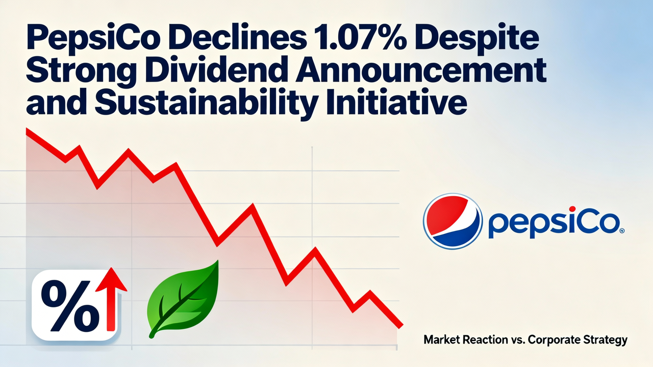 PepsiCo Declines 1.07% Despite Strong Dividend Announcement and Sustainability Initiative