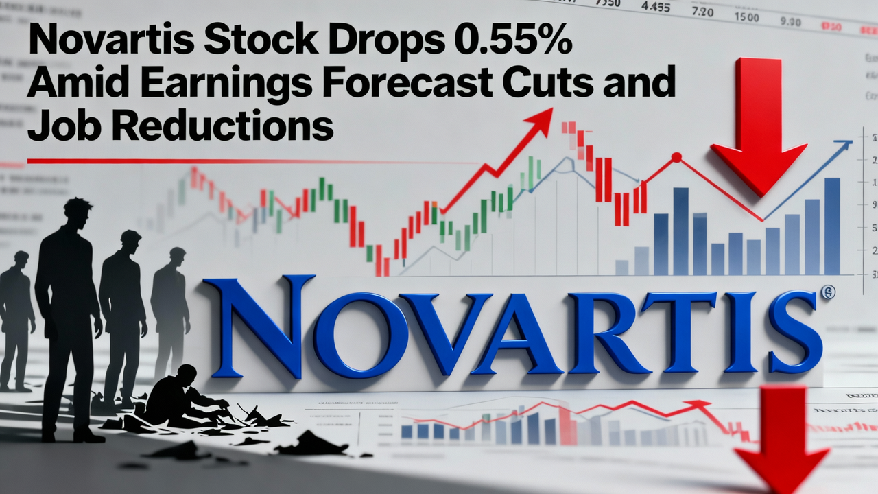 Novartis Stock Drops 0.55% Amid Earnings Forecast Cuts and Job Reductions